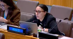 الدبلوماسبة المغربية ماجدة موتشو تفضح خطاب الجزائر بالأمم المتحدة